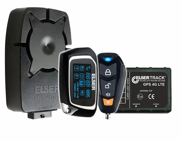 Σύστημα Συναγερμού Μοτοσυκλέτας ELSER-800GPS με GPS & Τηλεχειριστήριο LCD